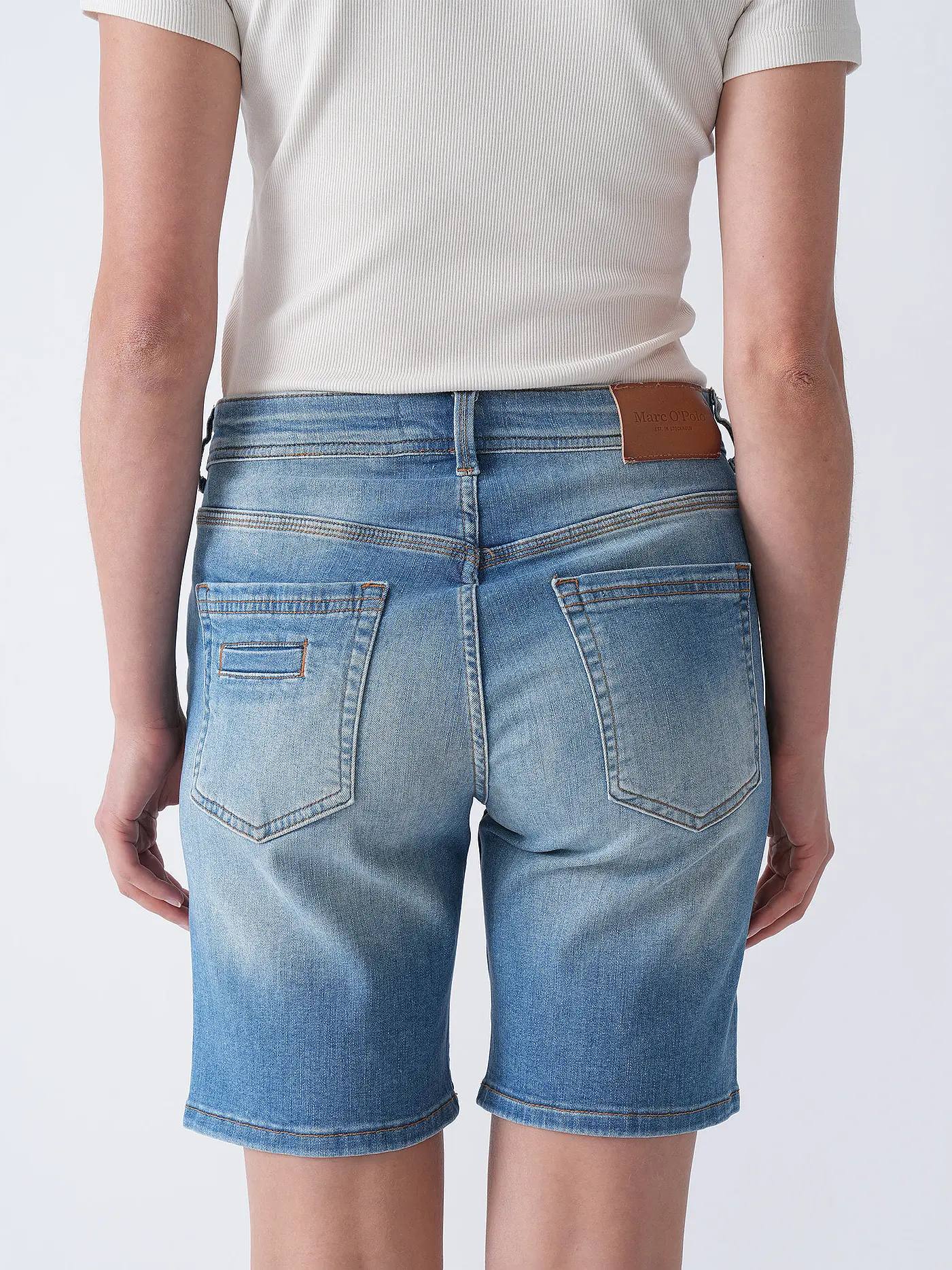 MARC O'POLO | Jeansshorts THEDA | hellblau