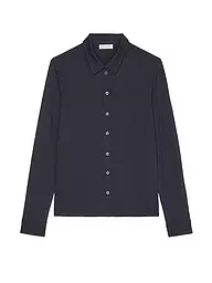 MARC O'POLO | Jerseybluse | dunkelblau
