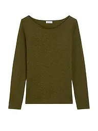 MARC O'POLO | Langarmshirt  | olive