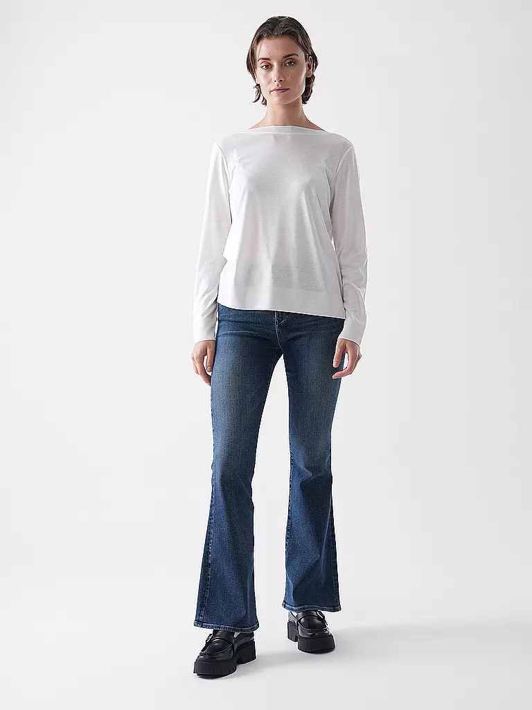 MARC O'POLO | Langarmshirt  | weiss