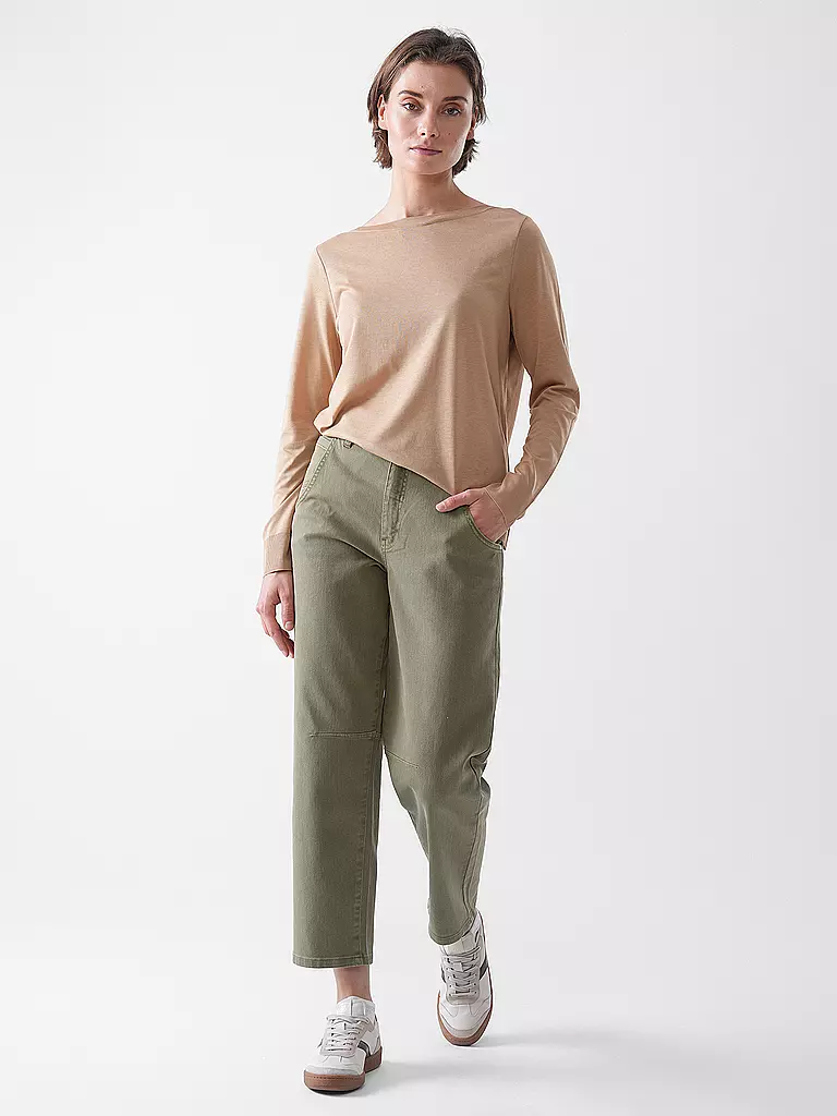 MARC O'POLO | Langarmshirt  | hellbraun
