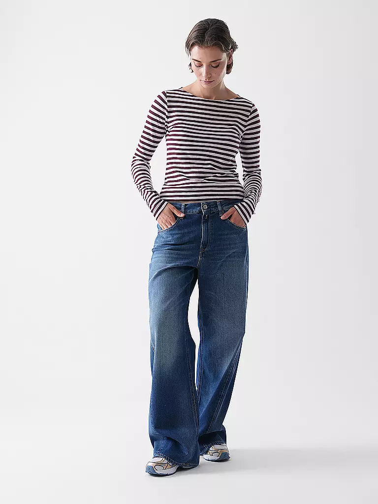 MARC O'POLO | Langarmshirt  | dunkelrot