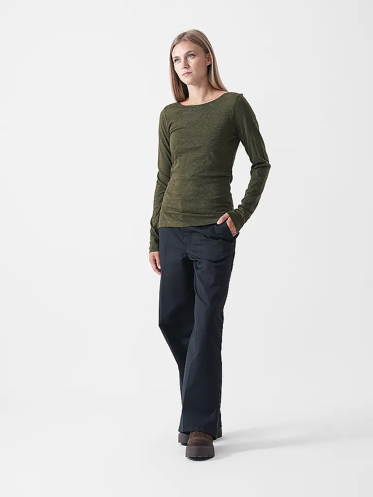 MARC O'POLO | Langarmshirt  | olive