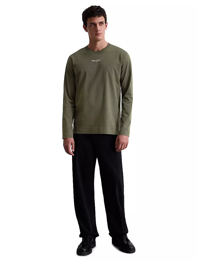 MARC O'POLO | Langarmshirt  | olive