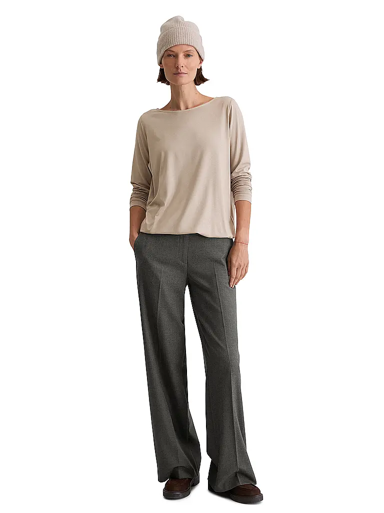 MARC O'POLO | Langarmshirt  | Beige