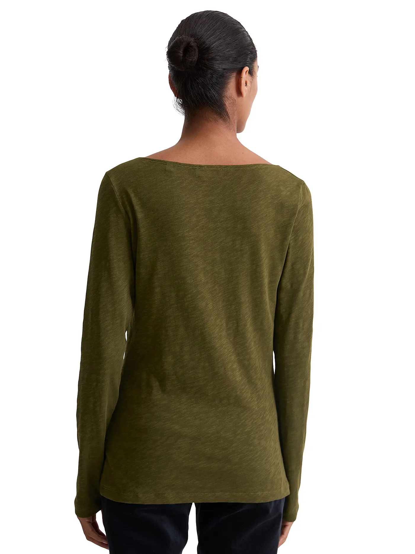 MARC O'POLO | Langarmshirt  | olive