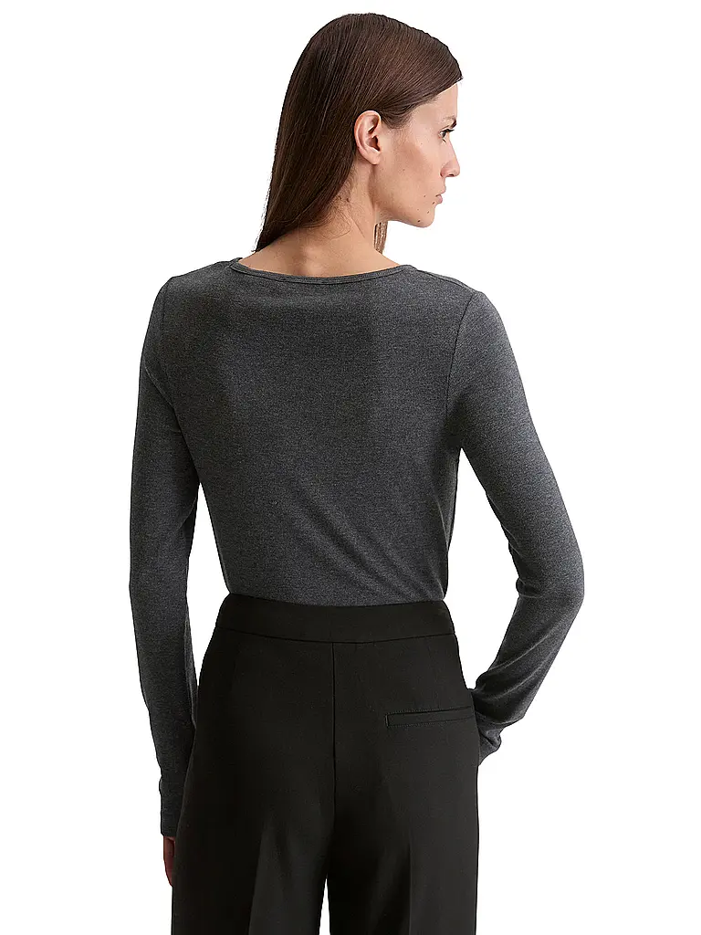 MARC O'POLO | Langarmshirt  | grau