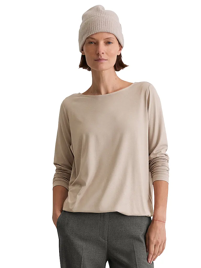 MARC O'POLO | Langarmshirt  | Beige