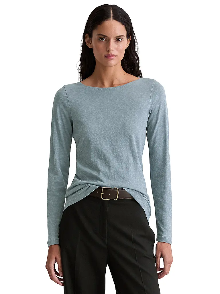MARC O'POLO | Langarmshirt  | blau