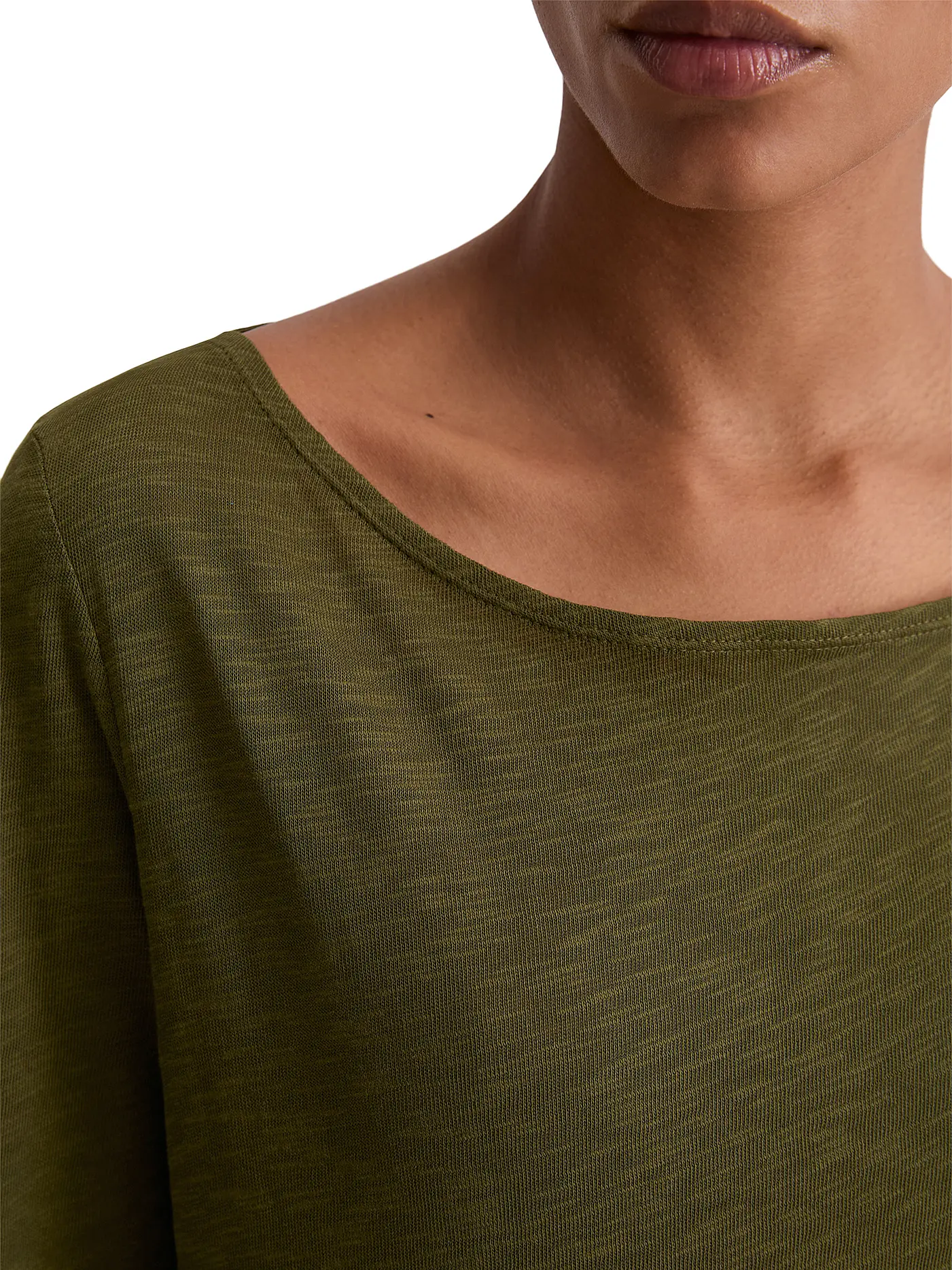MARC O'POLO | Langarmshirt  | olive