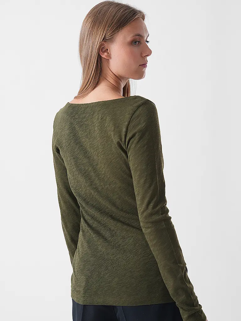 MARC O'POLO | Langarmshirt  | olive