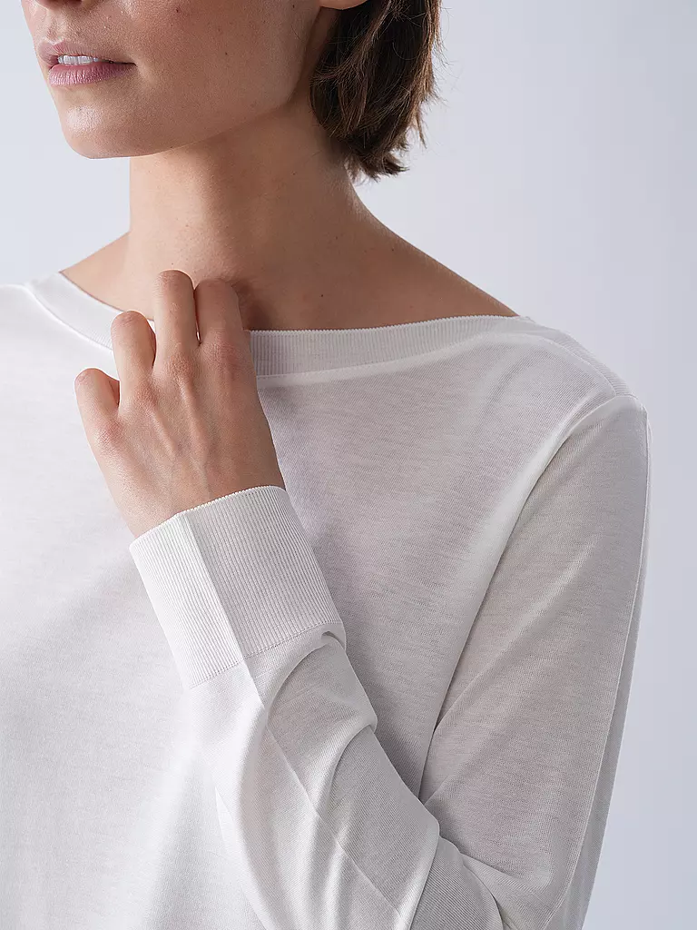 MARC O'POLO | Langarmshirt | hellbraun
