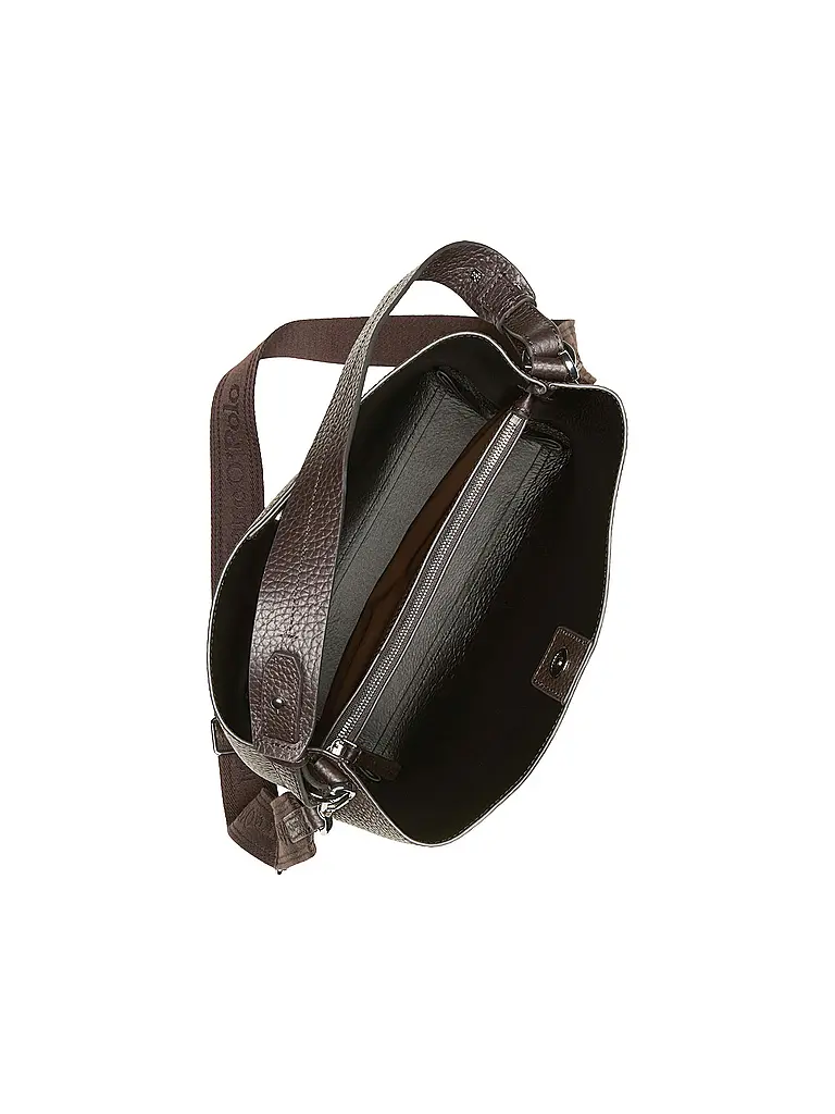 MARC O'POLO | Ledertasche - Hobo Bag Medium | braun