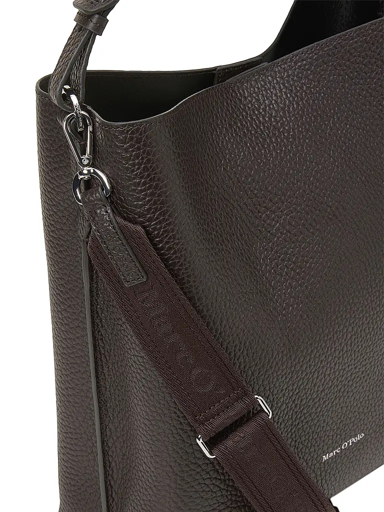MARC O'POLO | Ledertasche - Hobo Bag Medium | braun
