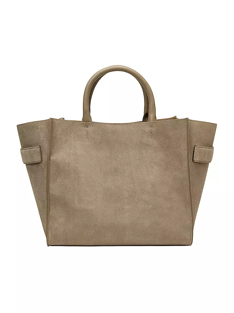 MARC O'POLO | Ledertasche - Shopper Medium | grau