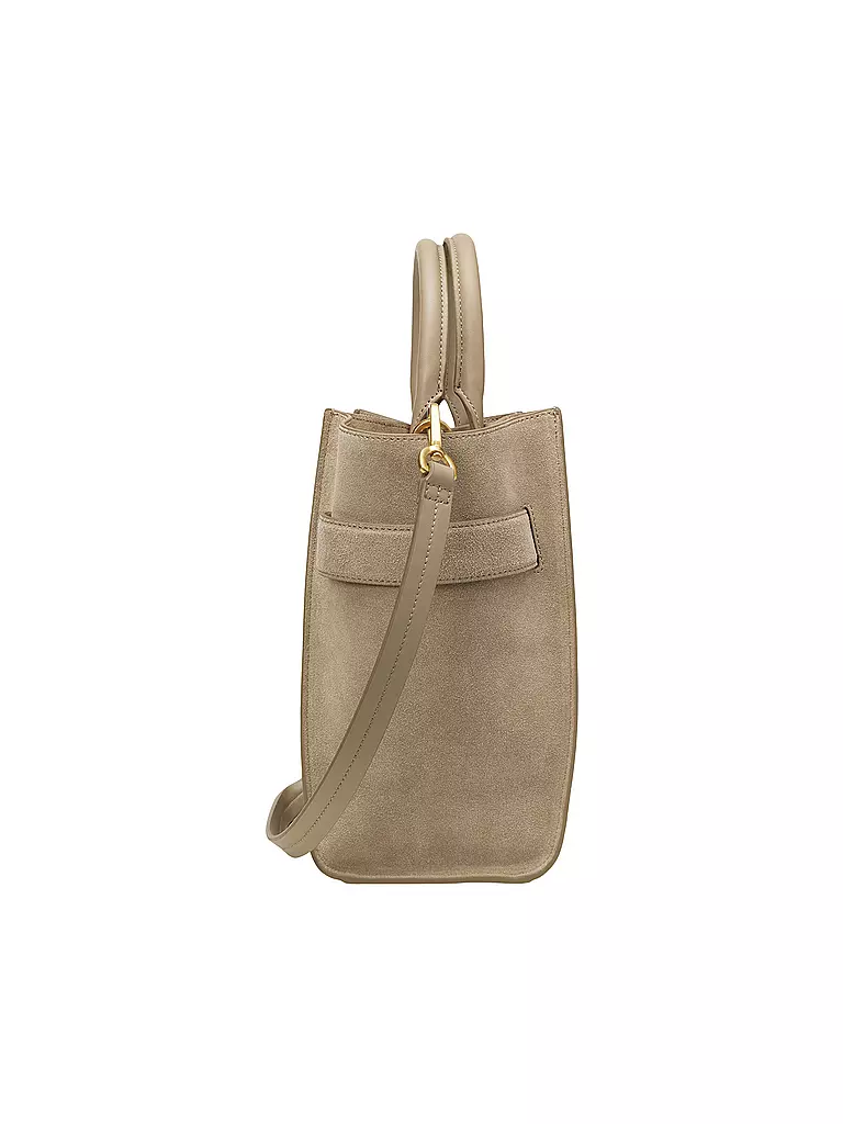 MARC O'POLO | Ledertasche - Shopper Medium | grau
