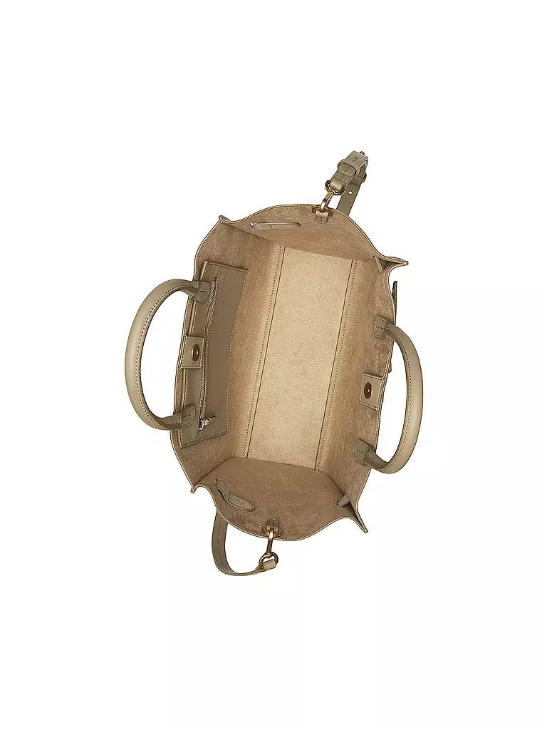 MARC O'POLO | Ledertasche - Shopper Medium | grau