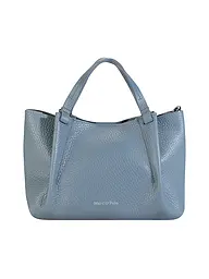 MARC O'POLO | Ledertasche - Umhängetasche Medium | Blau