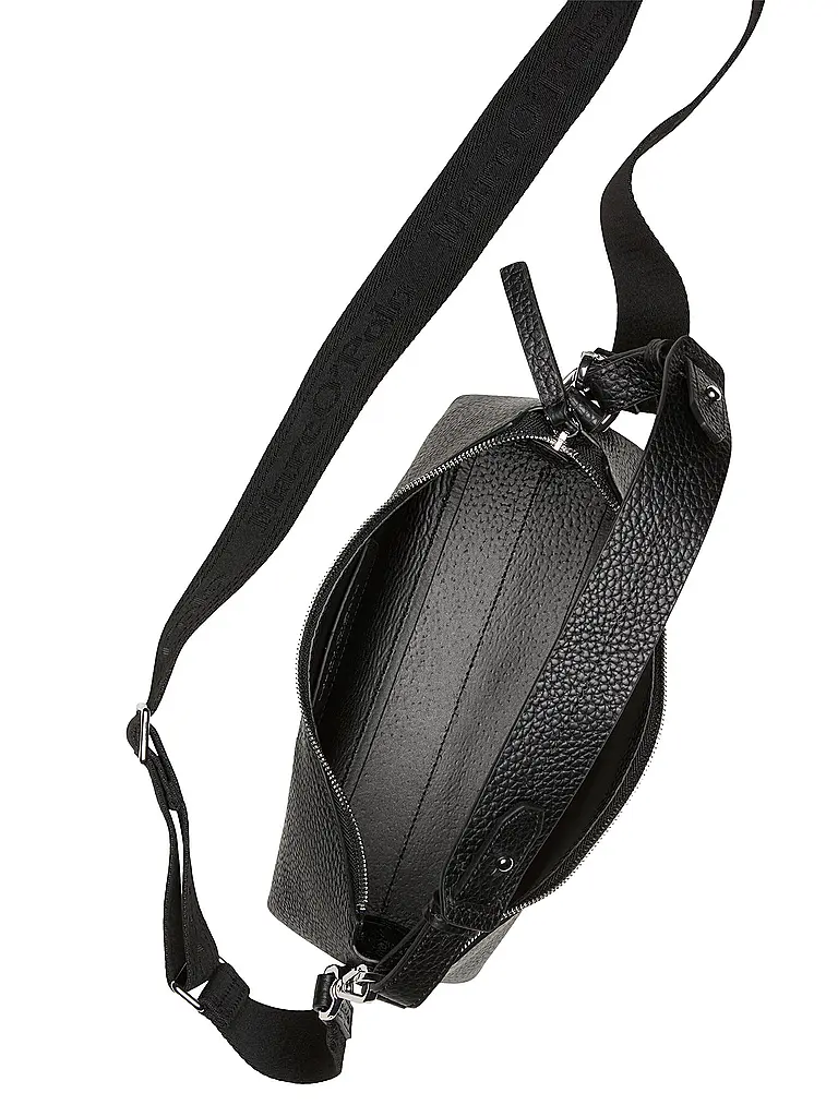 MARC O'POLO | Ledertasche - Umhängetasche Medium | schwarz
