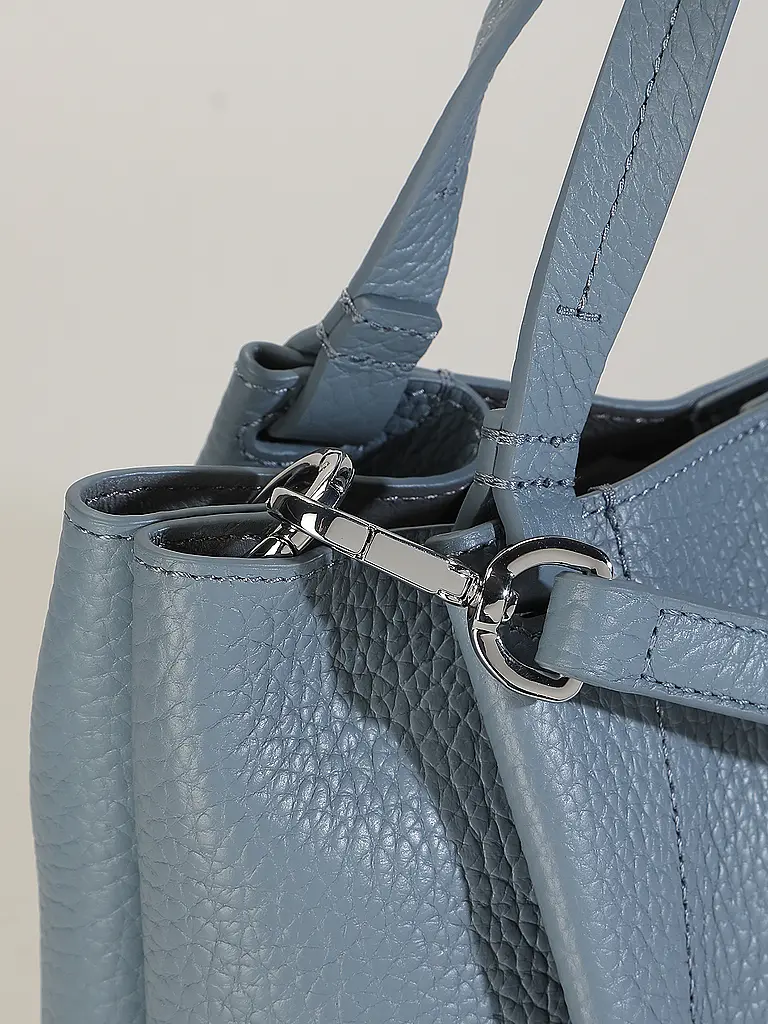 MARC O'POLO | Ledertasche - Umhängetasche Medium | Blau