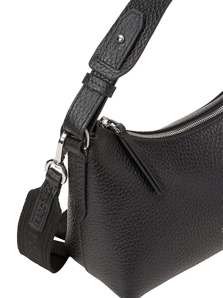 MARC O'POLO | Ledertasche - Umhängetasche Medium | schwarz