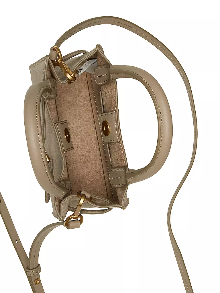 MARC O'POLO | Ledertasche - Umhängetasche Small | grau