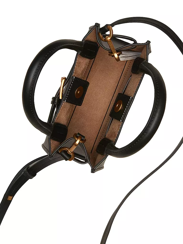 MARC O'POLO | Ledertasche - Umhängetasche Small | schwarz