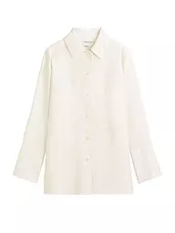 MARC O'POLO | Leinenbluse  | weiss