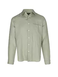MARC O'POLO | Leinenhemd Regular Fit  | olive