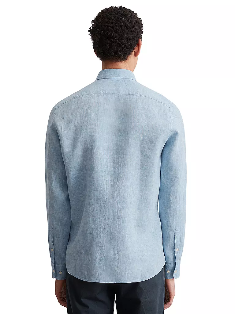 MARC O'POLO | Leinenhemd Regular Fit | blau