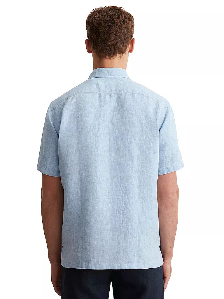 MARC O'POLO | Leinenhemd Regular Fit | blau