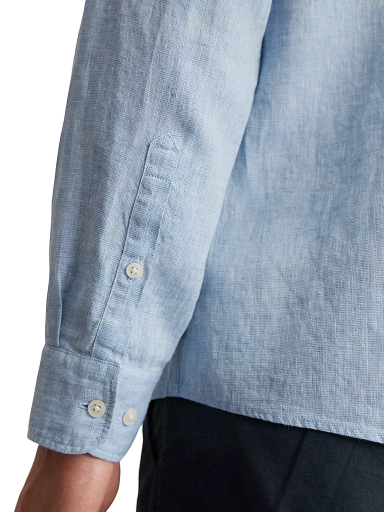 MARC O'POLO | Leinenhemd Regular Fit | blau