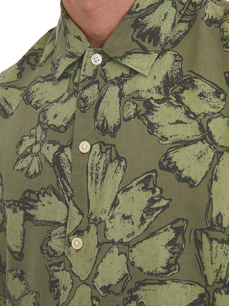 MARC O'POLO | Leinenhemd Regular Fit | rot