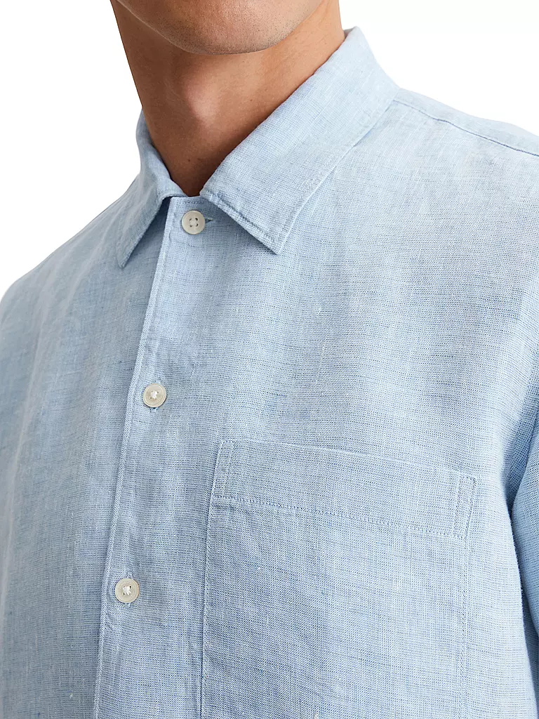 MARC O'POLO | Leinenhemd Regular Fit | blau