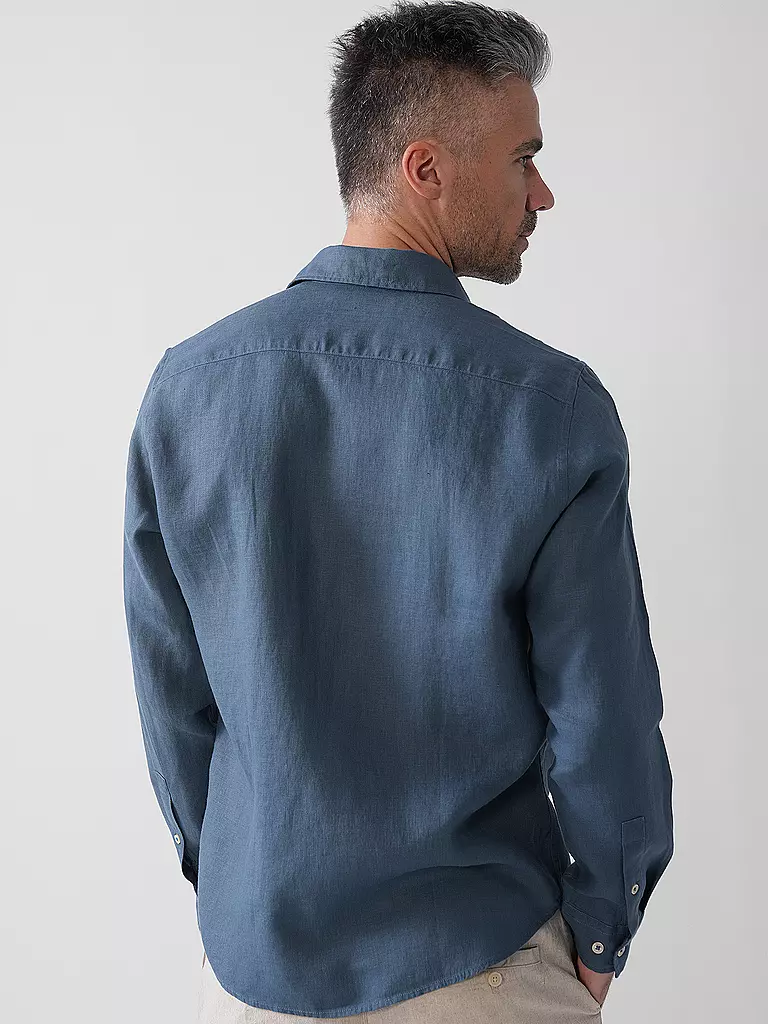 MARC O'POLO | Leinenhemd Regular Fit | olive