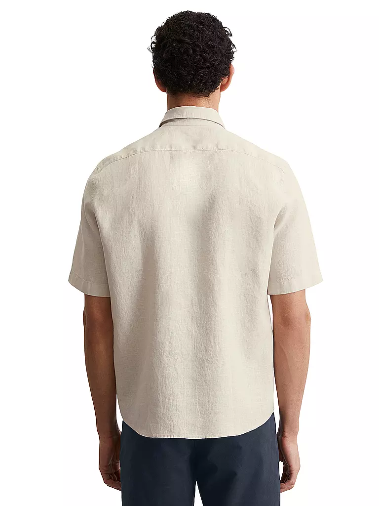 MARC O'POLO | Leinenhemd | blau