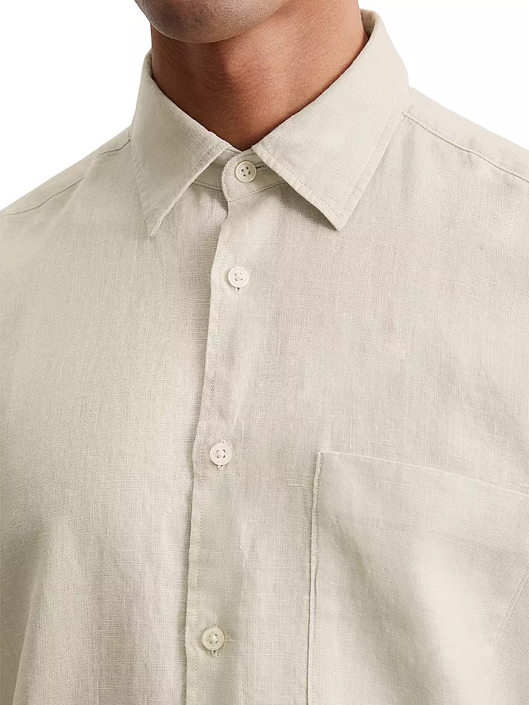 MARC O'POLO | Leinenhemd | blau