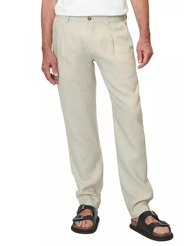 MARC O'POLO | Leinenhose OSBY JOGGER | dunkelblau