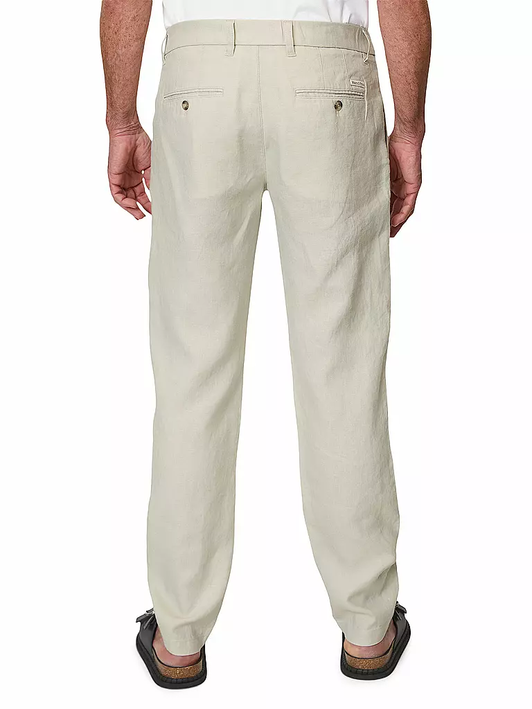 MARC O'POLO | Leinenhose OSBY JOGGER | dunkelblau
