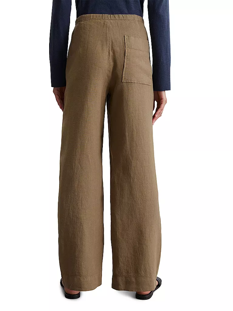 MARC O'POLO | Leinenhose | senf