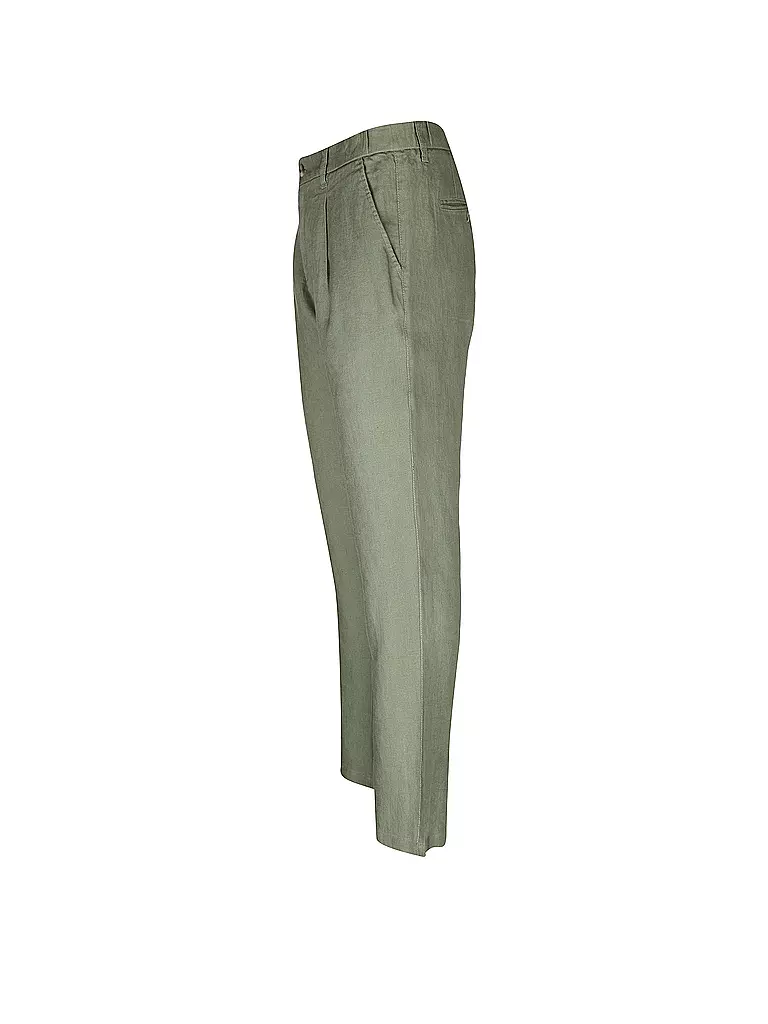 MARC O'POLO | Leinenhose | olive