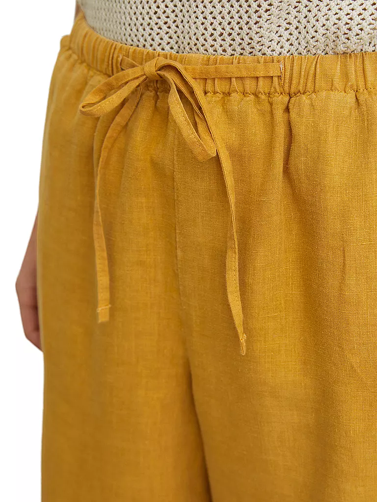 MARC O'POLO | Leinenhose | braun