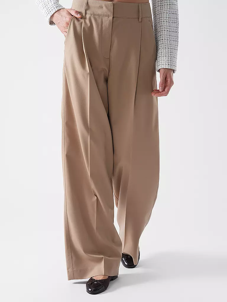 MARC O'POLO | Marlenehose  | hellbraun
