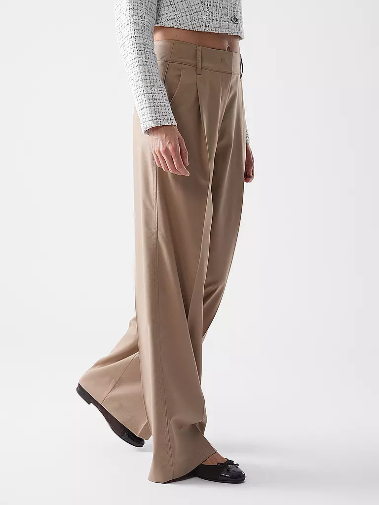 MARC O'POLO | Marlenehose  | hellbraun