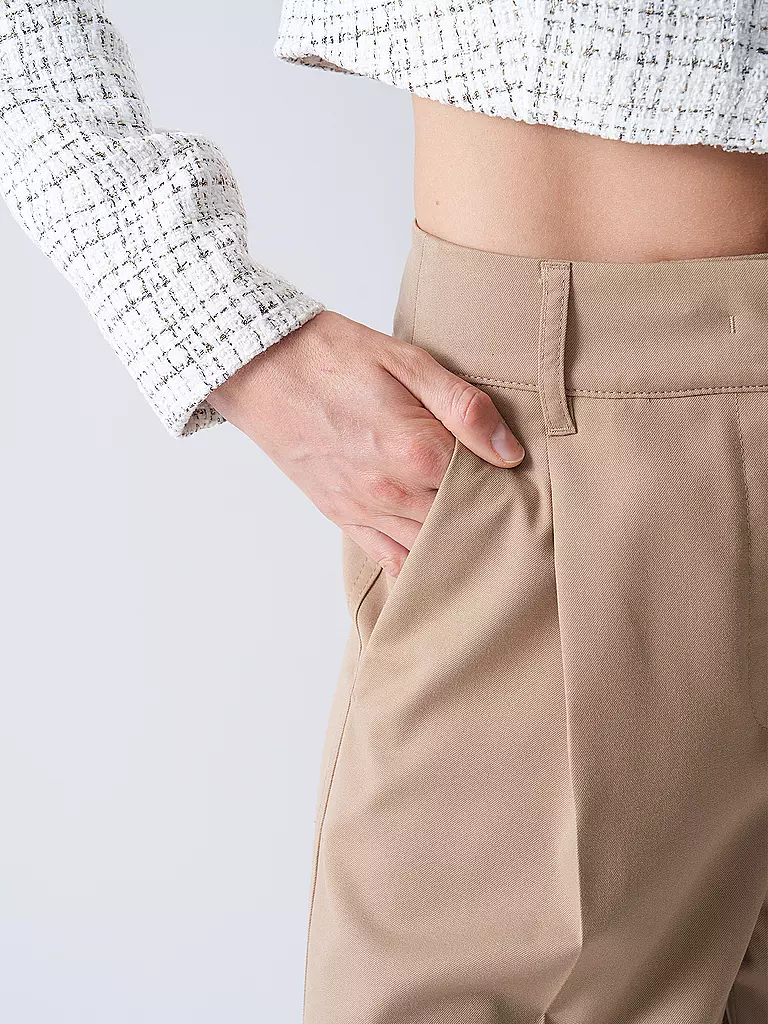 MARC O'POLO | Marlenehose | hellbraun
