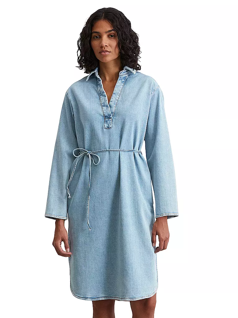 MARC O'POLO | Midikleid | hellblau