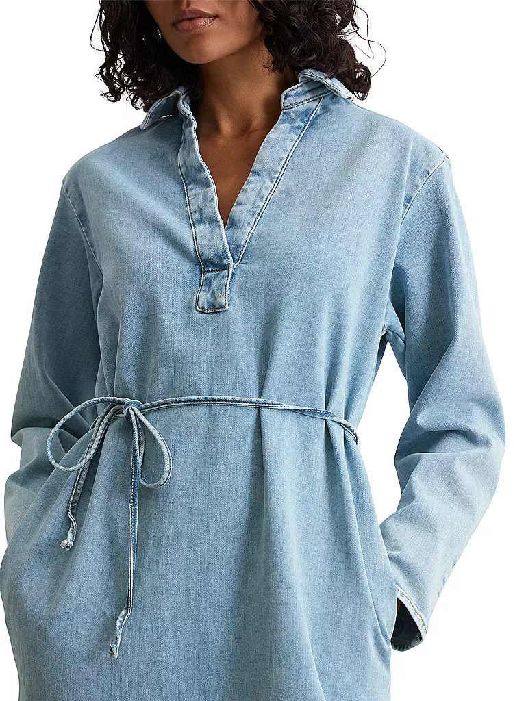 MARC O'POLO | Midikleid | hellblau