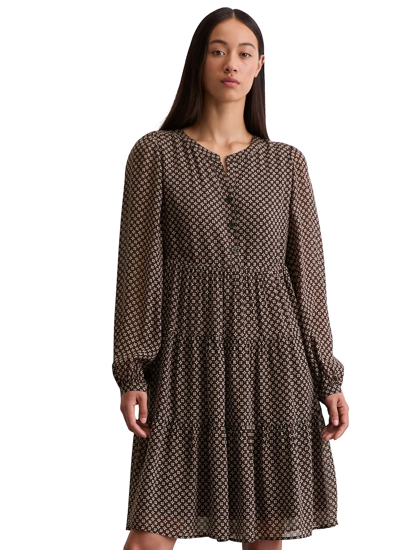 MARC O'POLO | Minikleid  | braun