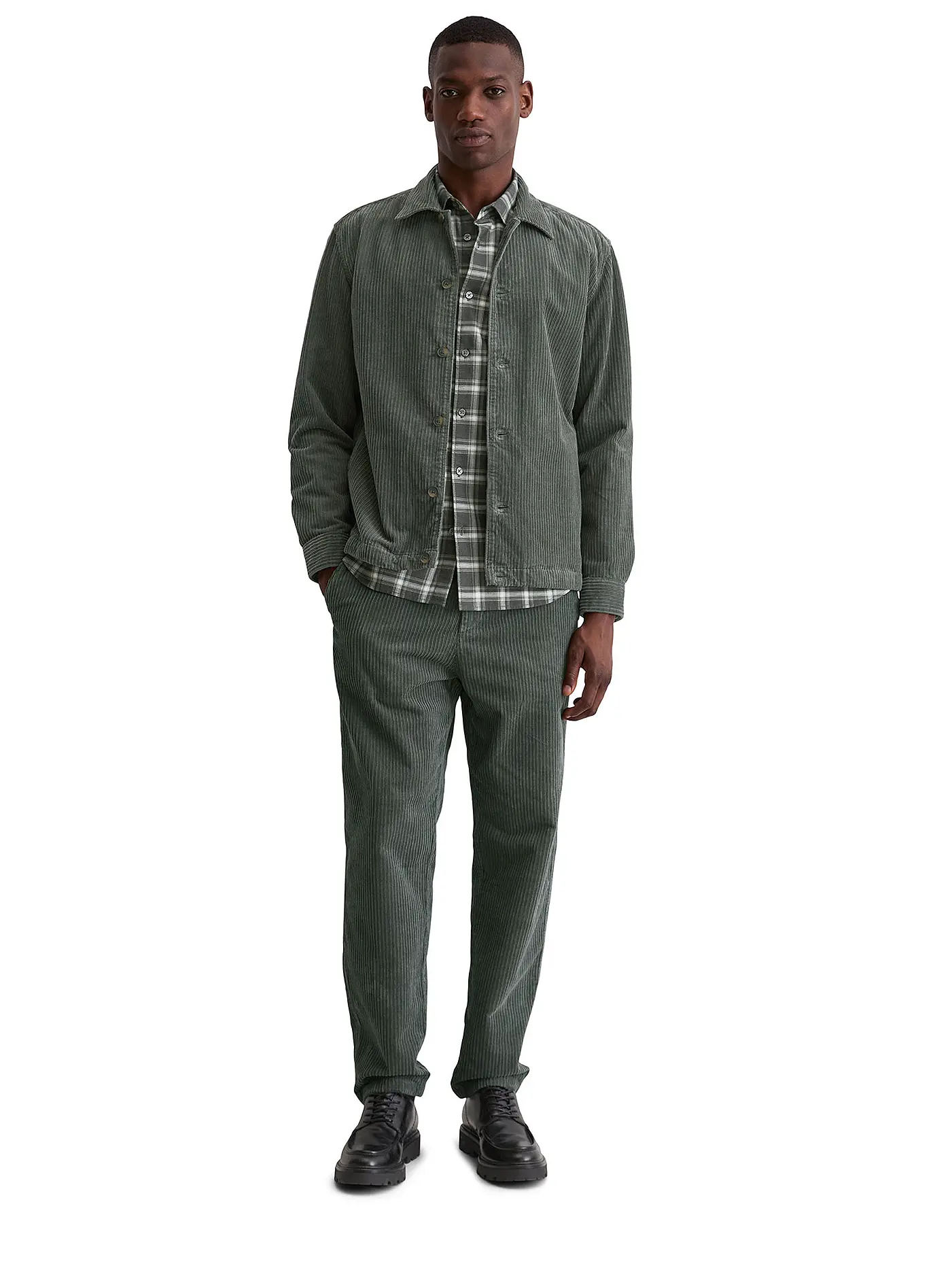 MARC O'POLO | Overshirt  | dunkelgrün