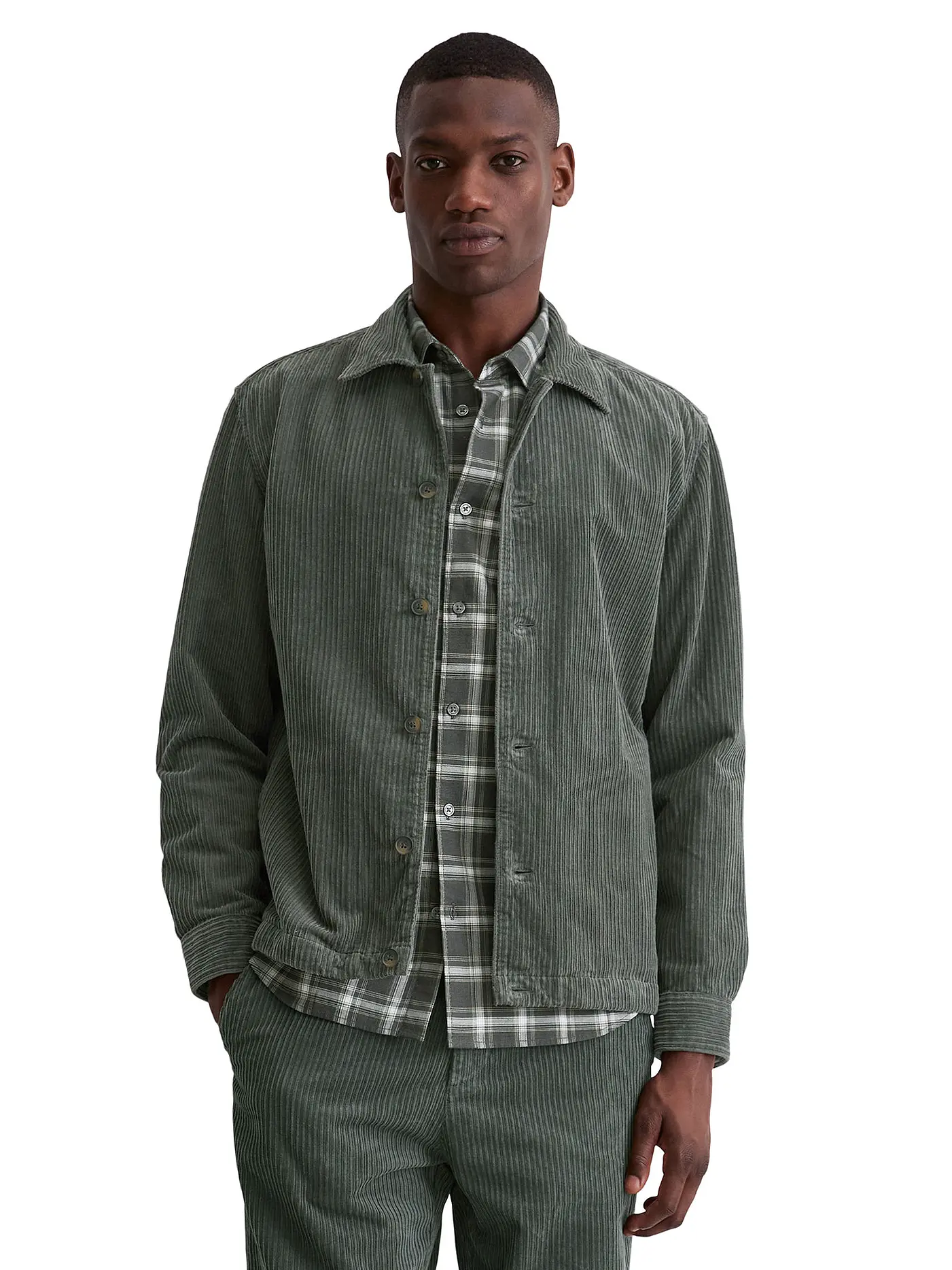 MARC O'POLO | Overshirt  | dunkelgrün
